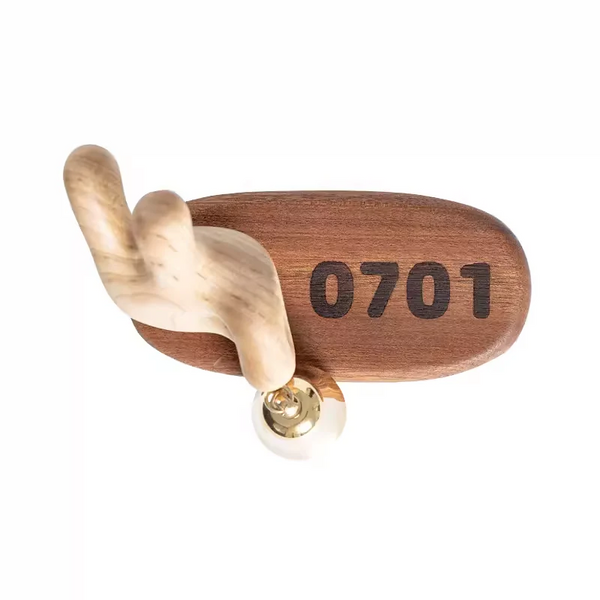 Wooden Doorbell DIY House Number