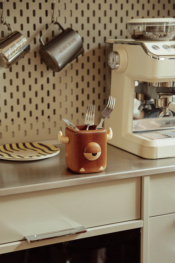 Wood Desktop Storage Container