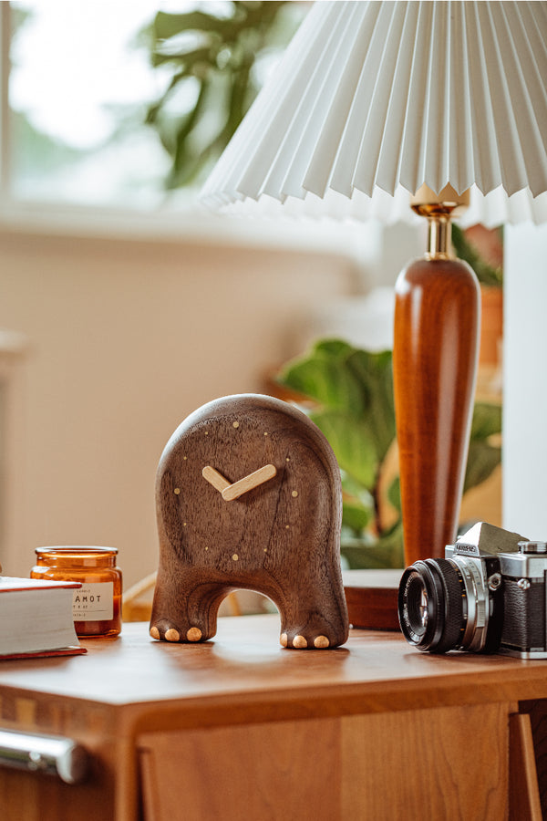 Silent Wooden Clock